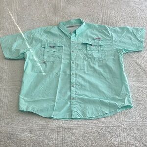 Men's Light Blue Short Sleeve Shirt